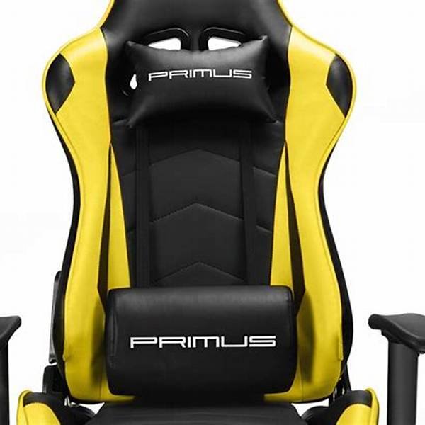 Silla Gamer Primus Thronos 100T Negra y Amarilla