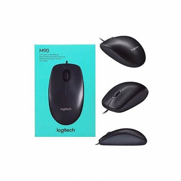 Mouse Logitech M90 USB Negro/Gris
