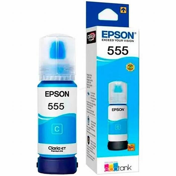 Botella de Tinta Epson T555 Cyan