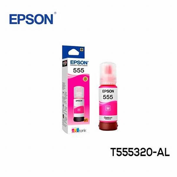 Botella de Tinta Epson T555 Magenta