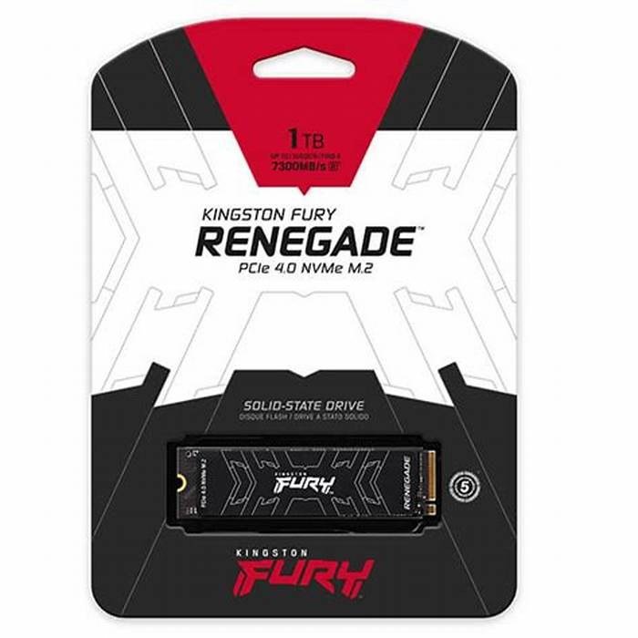 SSD M.2 NVMe 1TB Kingston Fury Renegade PCIe 4.0
