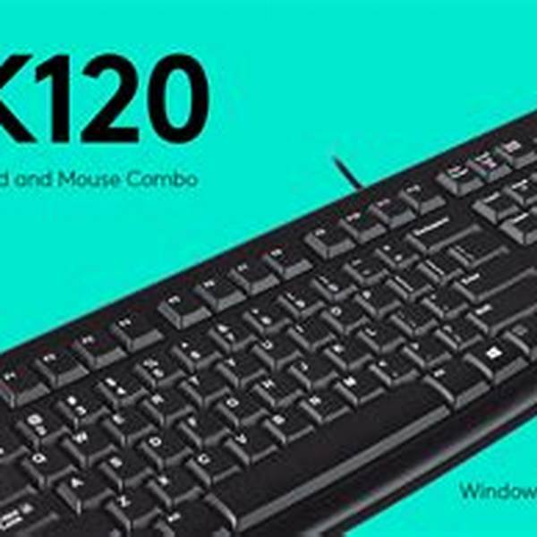 Combo Teclado y Mouse Logitech MK120 USB Latino