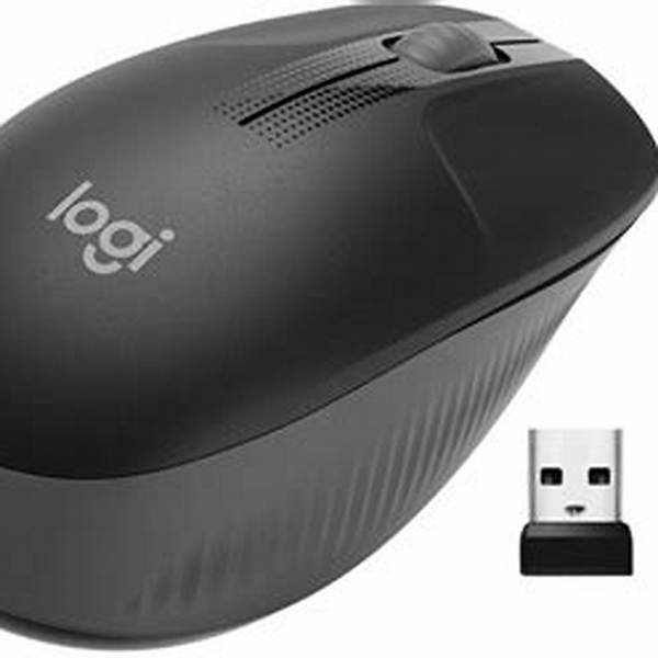 Mouse Inalámbrico Logitech M190 Negro