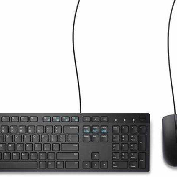 Combo Teclado y Mouse Dell KM300C USB Latino