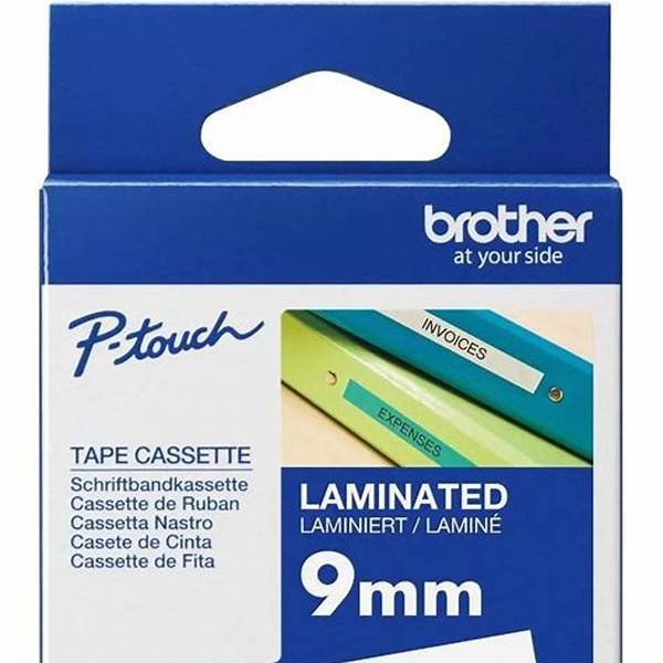 Cinta Brother TZe-221 9 mm Negro sobre Blanco