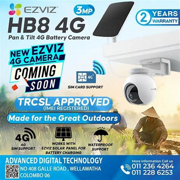 Cámara IP EZVIZ HB8 Lite 4G/Wi-Fi Exterior a Batería