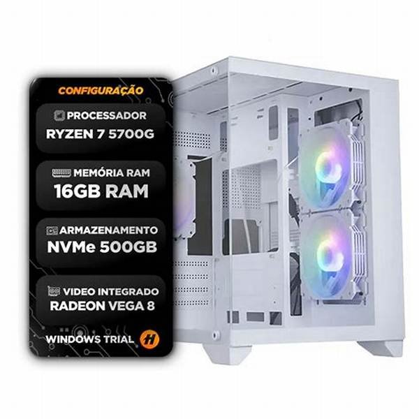 PC Arkham Ryzen 7 5700G 16GB SSD 512GB Fuente 650W